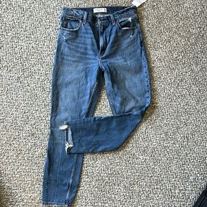 Abercrombie skinny jeans high rise